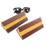 Custom Gold Stamping Folding Sunglasses case portable glasses bag