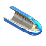 70Mpa pressure T95-d LTC API7 5/8" Helical Carbide Coated Blades Eccentric Nose