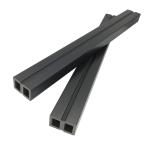 50x30mm WPC Decking Accessories Black Joists Recycled Plastic Commercial