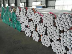 China High Extensibility Large Caliber Plastic Coated Q235 Steel Pipe on sale