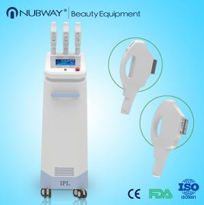 Wholesale Qualified IPL laser hair removal and skin rejuvenation machine with 3 handles from china suppliers