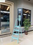 2.8ft 4 Steps Aluminium Heavy Duty Ladder 1.2mm Blue