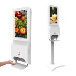 Public Place Automatic Touchless Hand Sanitizer Digital Signage