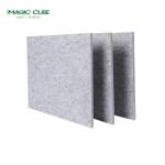 Interior Acoustic Material 12mm Thickness Square Polyester Fiber Panel