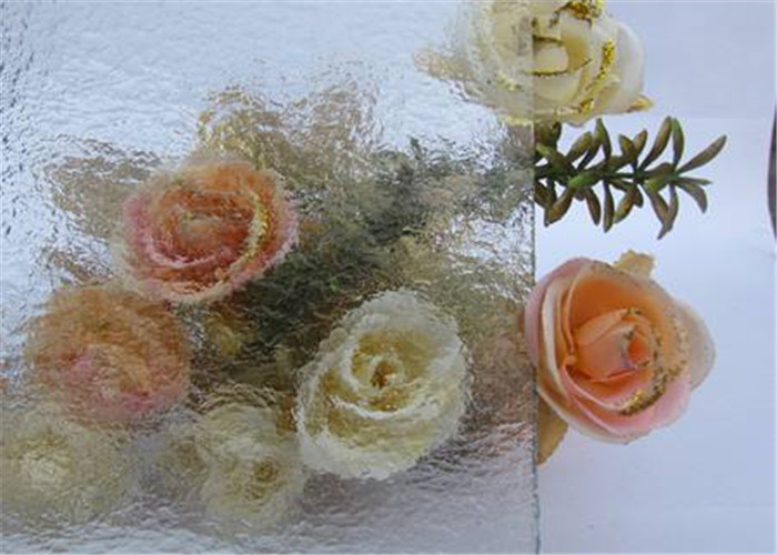 Economical Decorative Patterned Glass / Figured Glass With 3mm - 8mm Thickness