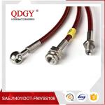 Stainless steel braided brake hose is widely used for any auto, motorcycle,