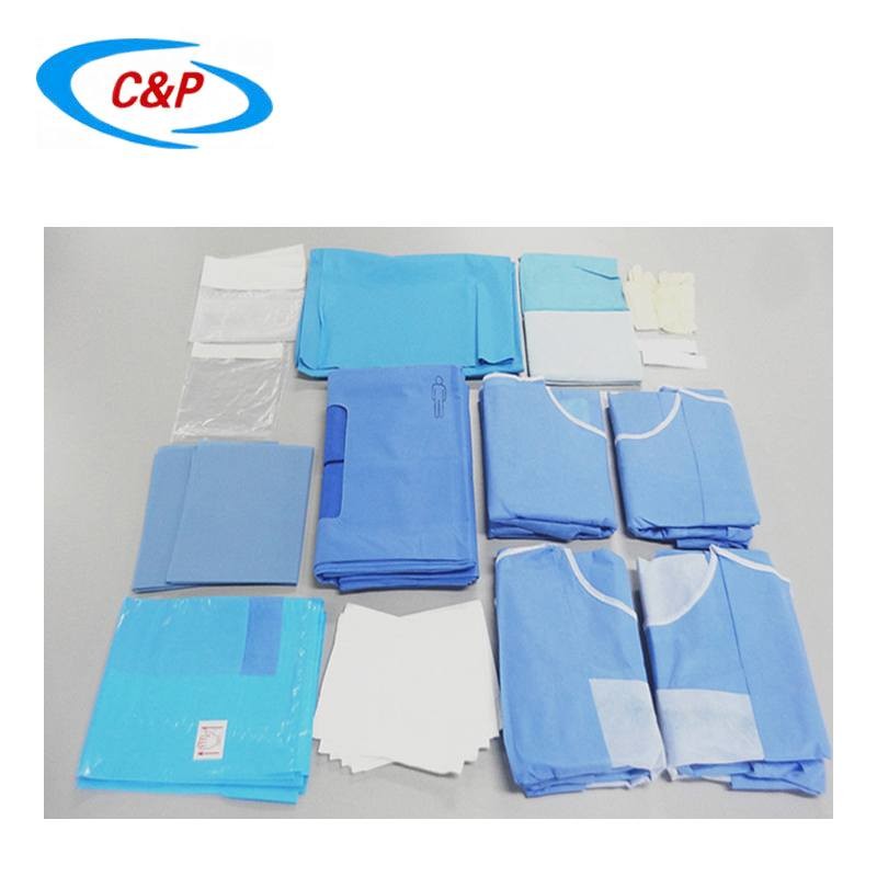 Factory Supplier Nonwoven OEM/ODM Sterile Angiography Surgical Pack For Hospital