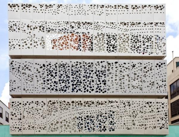 Powder Coating Aluminum Perforated Panels For Hotels/Villa/Lobby Interior