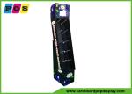 Glossy Lamination Hook Display Stand , POP Merchandising Cardboard Stands