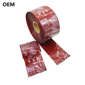 Wholesale OEM Sausage Packaging Colorful Plastic Sausage Casings Flexography Printing Brand Logo Meat Sausage Packaging from china suppliers