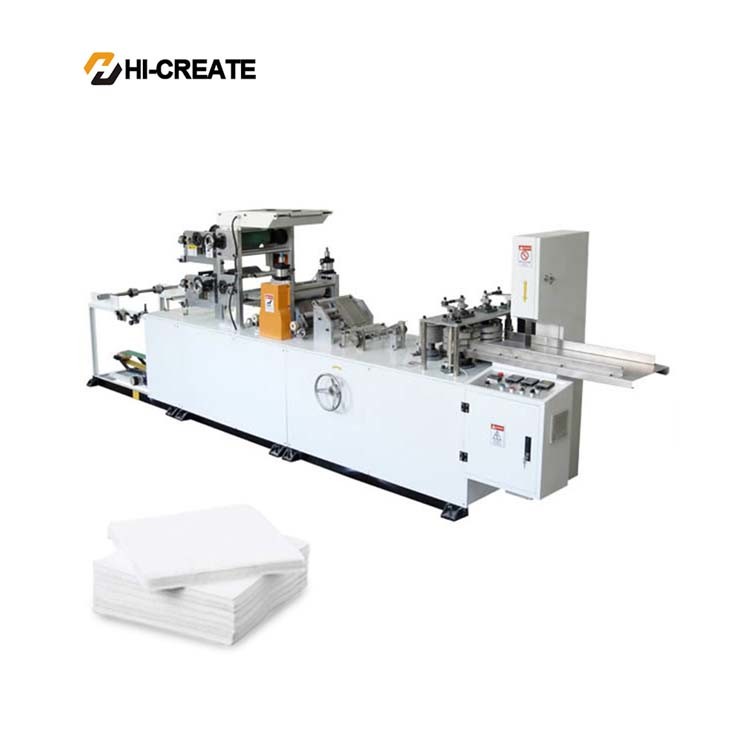 Automatic tissue paper napkin making machine