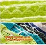 Crochet,Women Loose Crochet Knitted Blouse Wears O-Neck Hollow Pullover Wool