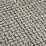 Flat Steel Woven Decorative Metal Grid Panels Partition Max Width 6m