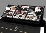 Crack Prevention Cosmetic Counter Display Customized Size For Brand Flagship