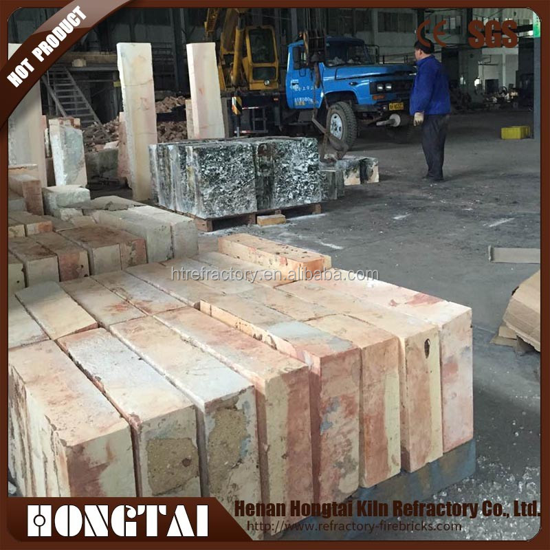 Supply AZS Refractory Brick for Glass Furnace Bottom and Wall Bulk Density of 3.75-3.95