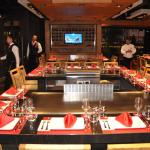 Japanese Dining Grill Teppanyaki Grill Table Electricial Tube And Induction