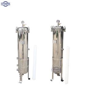 Wholesale Liquid/oil/wine/beer/honey/syrup/paint Filtration Machine Stainless Steel 304 Multi Bag Filter Housing from china suppliers