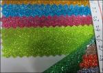 54" Width High Sparkle Glitter Pvc Fabric 0.17mm For Bags And Furniture
