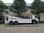 HOWO 50 Ton Heavy Duty Rotator Wreckers Tow Truck With 360 Degree Rotation