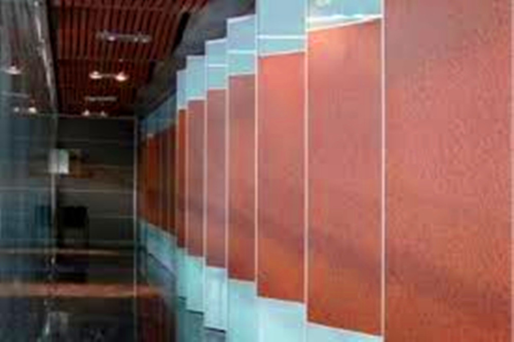 Top Hanging Multi Color Decorative Folding Partition Walls / Acoustic Movable Walls