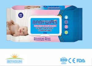 Wholesale Display Box Baby Nonwoven Spunlace Wet Wipe 80pcs from china suppliers