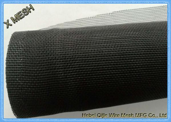 20mesh X 0.18mm Soft Black Stainless Steel Insect Screen / Fly Screen Wire Mesh