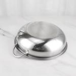 Long Service Life Kitchen Soup Pots Stainless Steel Material With Glass Lid