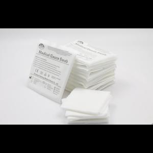 Wholesale Non Sterile 10*10cm Surgical Swabs Gauze 8 Ply 12 Ply X Ray Disposable from china suppliers