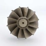 MS-TECH Turbo HX50 Turbine Wheel Shaft 3534287 Ind 86mm Exd 77mm Blades12
