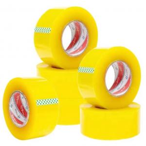 China Low Noise Adhesive BOPP Packing Tape Jumbo Roll 0.05mm Thickness on sale