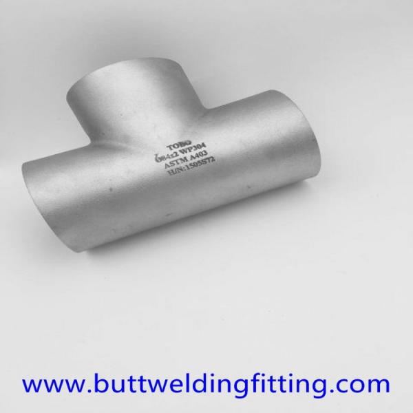 Stainless Steel SUS304 Pipe Fittings Equal Tee 10 Inch ASME B16.9 3 Way
