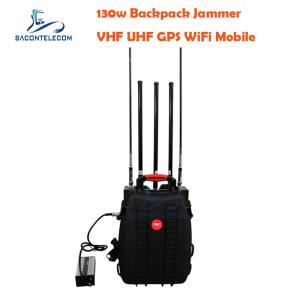 Wholesale Battery Inside Manpack Jammer 5 Channels VHF UHF Blocker 120m Distance from china suppliers