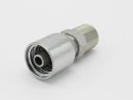 High Pressure Hydraulic Hose Fitting , Carbon Steel One Piece Fitting ( 15611Y )