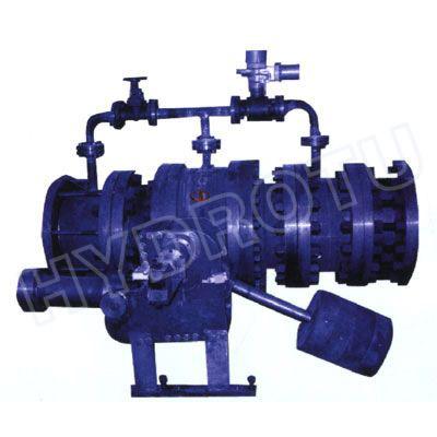 DN300 - 2600 mm Hydraulic counter weight Flanged Globe Valve / spherical Valve