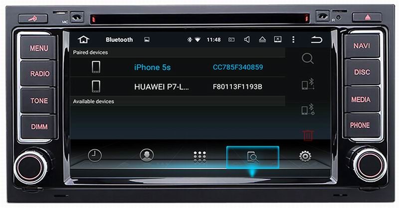 Ouchuangbo car dvd audio radio 2G RAM andrioid 7.1 for Volkswagen Touareg T5 with bluetooth 3G Wifi Rear View Camera