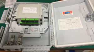 Wholesale FTTH Outdoor Fiber Optic Distribution Box 16 core with cassette splitter from china suppliers