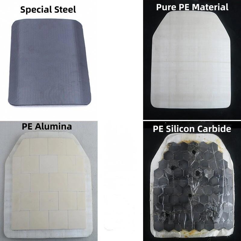 Customized Size,Thickness,Corner cuts,Single-curved or Multiple-Curved,PE or Aramid III & IV tactical plates protect
