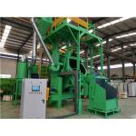 PLC Control Tilt Drum 4.2rpm Automatic Shot Blasting Machine Metal Parts