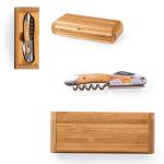 Functional Design Bamboo Sculpture Gift Box Deluxe Corkscrew 31.75 x 31.75 x