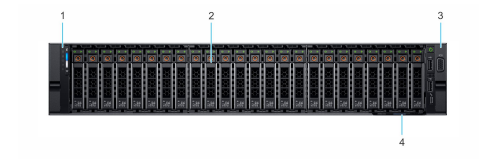 2U Rackmount GPU Dell Poweredge Server EMC Poweredge R840 Rack Server 0