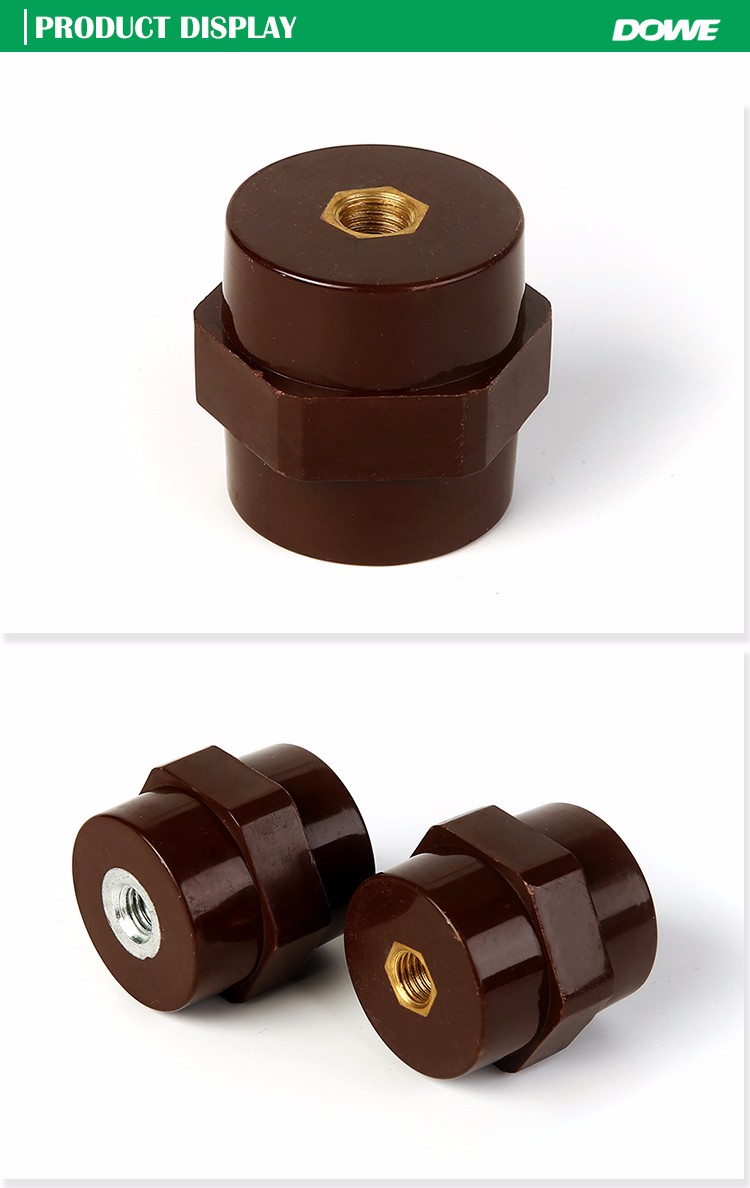 SEP series electrical Hexagon dimension Busbar insulator