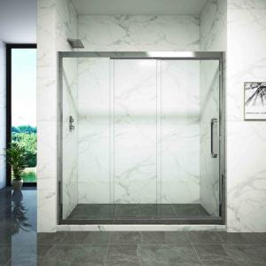 Wholesale Dry Wet Separation One Type Glass Shower Door from china suppliers