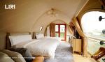 Special Luxury Glamping Tents Hotel Snow Load 75kg/Sqm 4m Clear Span