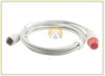 Gray 6 Pin Invasive Blood Pressure Cable For Spacelabs Mindray Goldway