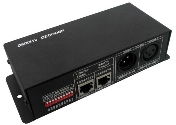 Quality 3 channels rgb dmx decoder for sale