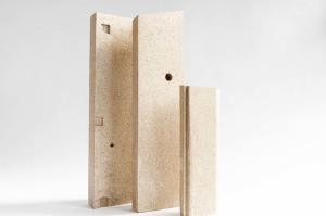 Wholesale Sandy Rectangle Refractory Insulation Board 1000x610mm Heatproof from china suppliers