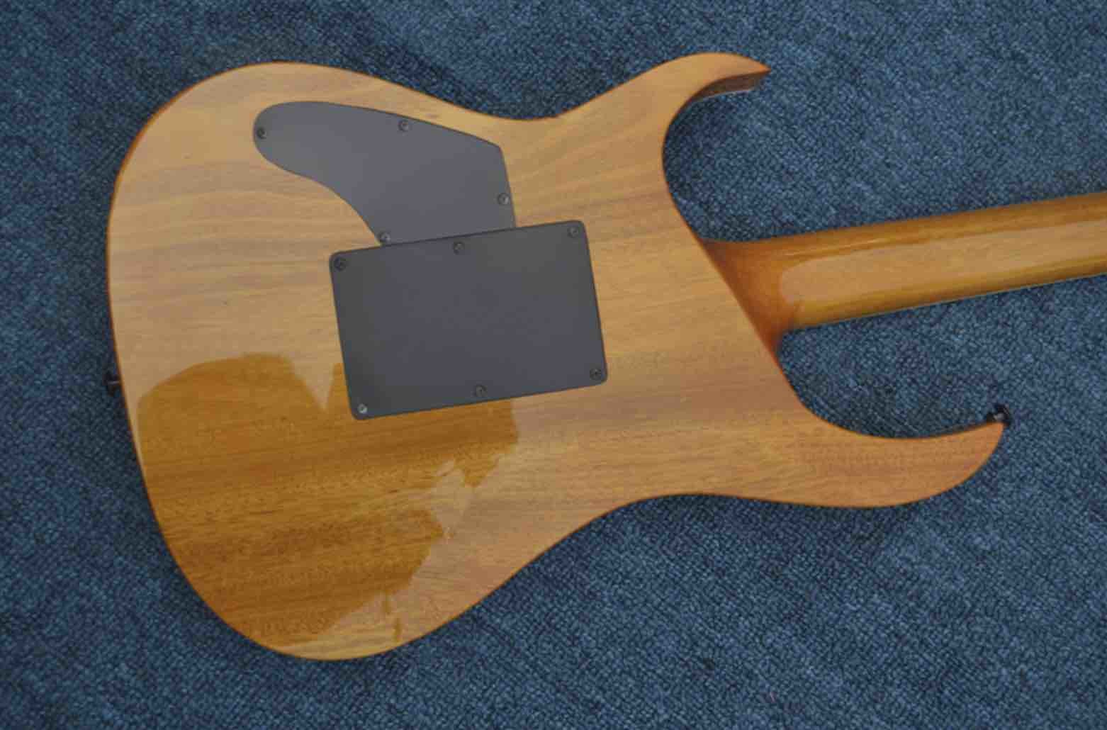Factory Custom Green electric guitar body black hardware mahogany body neck rosewood back side fingerboard