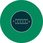 CPM-006 Minglu Eco-Friendly Non Toxic Rubber Round Casino Table Mat