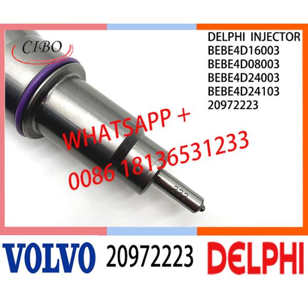 Fuel engine Diesel Injector 20972223 BEBE4D16003 BEBE4D08003 BEBE4D24003 20584347 E3.18 for VOL MD13 EURO 4 LOW POWER