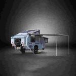 Customize Off Road Travel Trailers Full Size Tire 4wd Camper Trailer